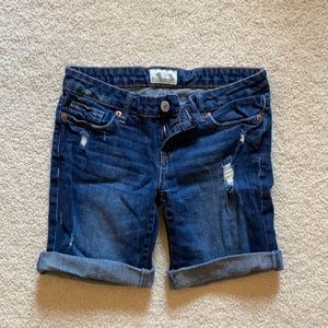 Aeropostale Ripped Bermuda Shorts Size 00